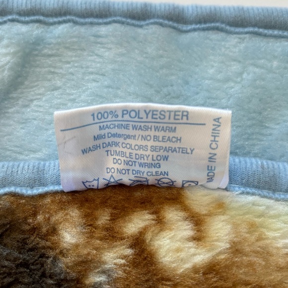 Shavel High Pile HORSE Plush Blanket/Thick Warm 60x80 - Picture 4 of 4